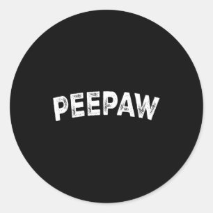 Aw  classic round sticker