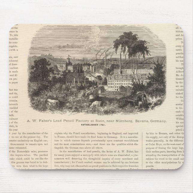 AW Faber's Lead Pencils Mouse Pad (Front)