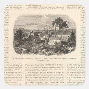 AW Faber's Lead Pencils Square Sticker