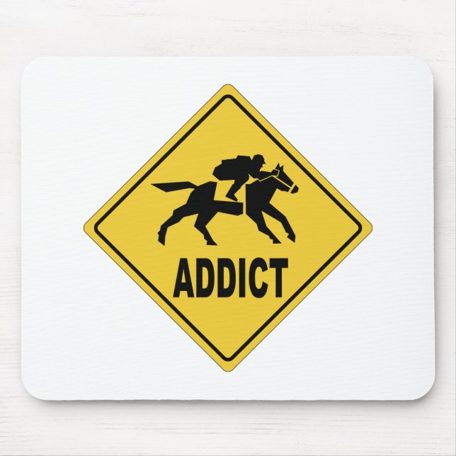 AW Horse Racing 1 Mouse Pad (Front)