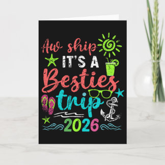 Aw Ship It’s A Girls Trip 2026 Cruise Vacation  Card