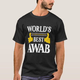 Awab Personal Name Funny First Name World's Best A T-Shirt