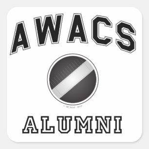 AWACS Alumni Square Sticker