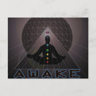 AWAKE LOGO POSTCARD