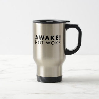 Awake! Not Woke™ LOGO Stainless Steel Travel Mug