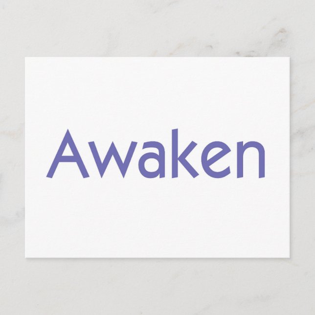 Awaken Postcard (Front)