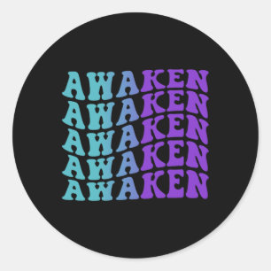 Awaken Prevention Classic Round Sticker