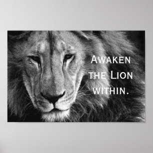Awaken the Lion within - Poster