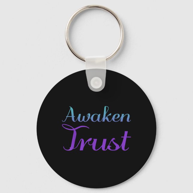 Awaken Trust Prevention Artwork Key Ring (Front)
