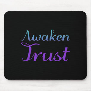 Awaken Trust Prevention Awareness Design Mouse Pad