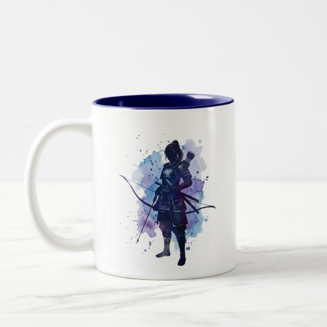  - Awaken your spirit with every sip Two-Tone Coffee Mug (Left)