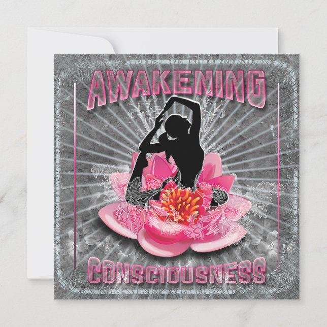 Awakening Card - greeting, invitation (Front)