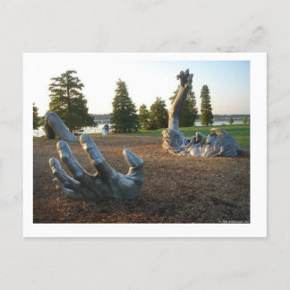 Awakening sculpture in Washington, D.C. Announcement Postcard