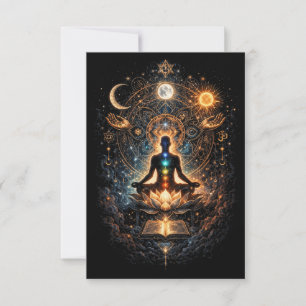 Awakening the Inner Cosmos Thank You Card