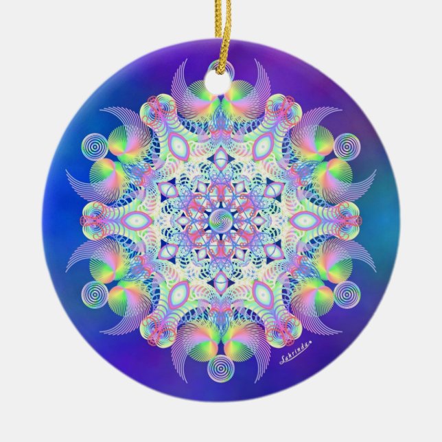 Awakening to Unity Ceramic Tree Decoration (Front)