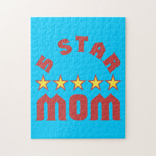 Award 5 Star Mum Jigsaw Puzzle