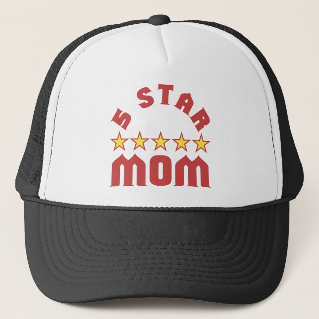 Award 5 Star Mum Trucker Hat (Front)