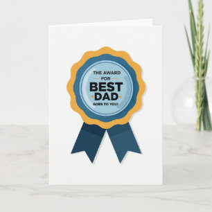 Award For Best Dad Graphic Card