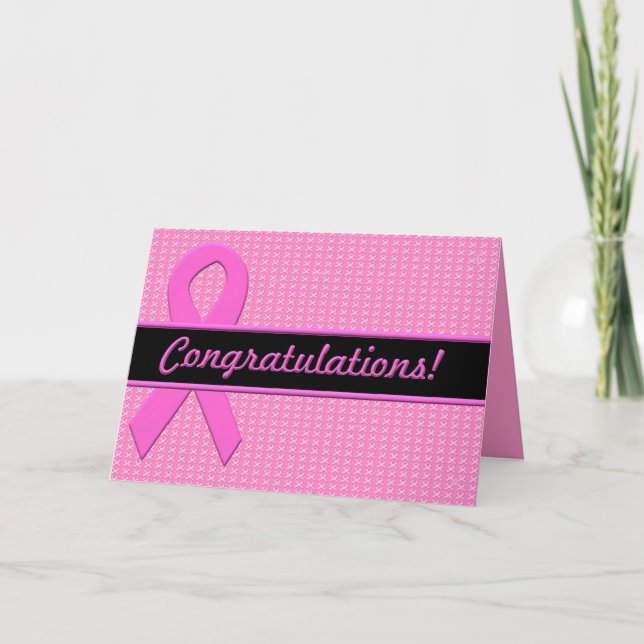 Award for Breast Cancer Survivor Card (Front)