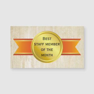 AWARD RIBBON gold III + your backgr. & text