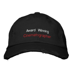 Award Winning Cinematographer Embroidered Hat
