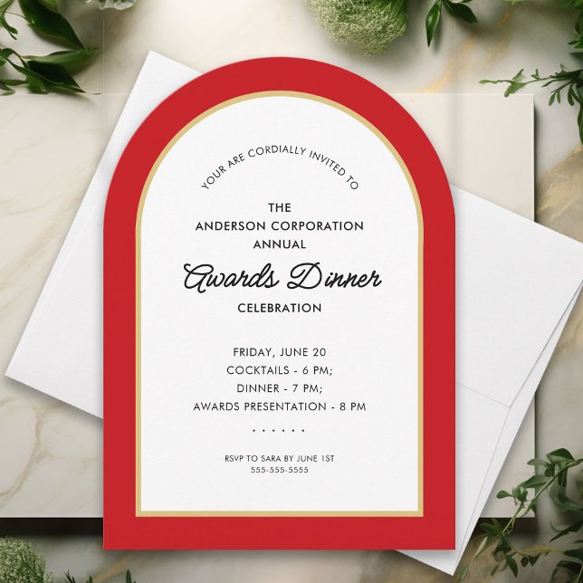 Awards Dinner Celebration Arch Invitation (Creator Uploaded)