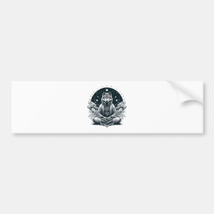 Aware Wolf Bumper Sticker