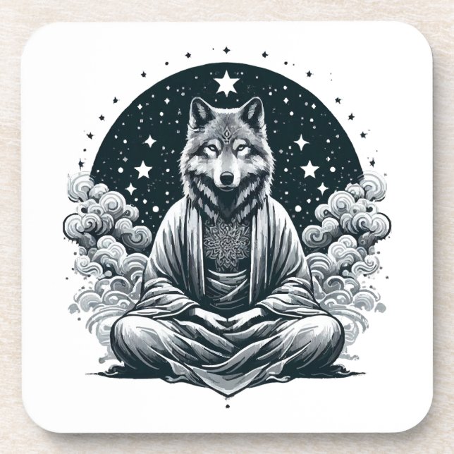 Aware Wolf Coaster (Front)