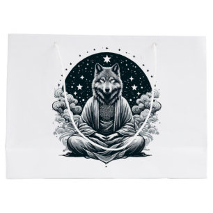 Aware Wolf Large Gift Bag