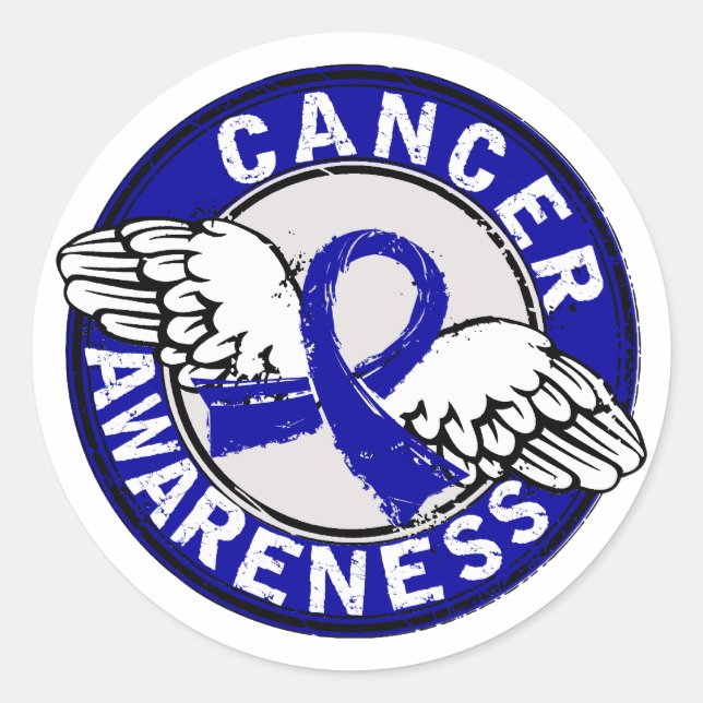 Awareness 14 Colon Cancer Classic Round Sticker (Front)