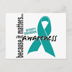 Awareness 1 Anxiety Disorder Postcard