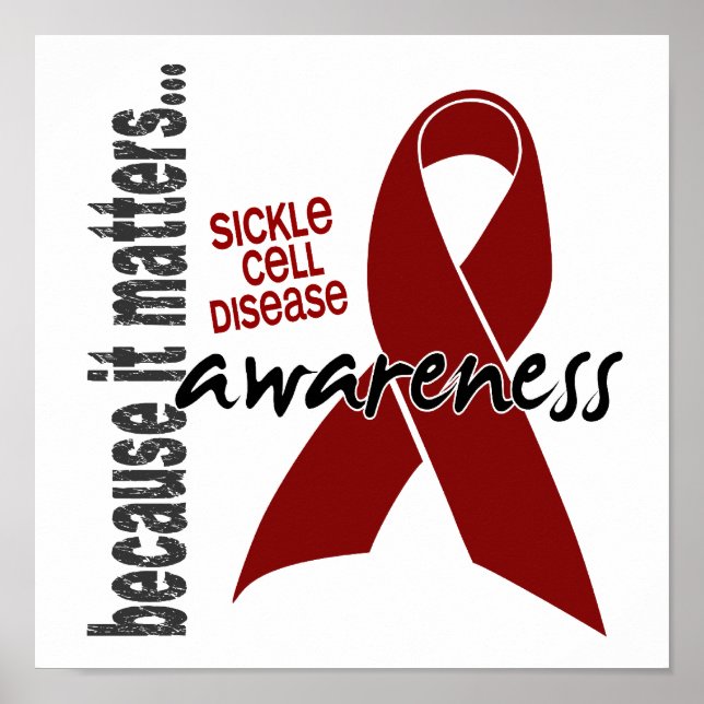 Awareness 1 Sickle Cell Disease Poster (Front)