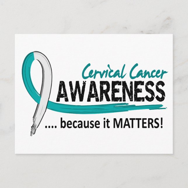 Awareness 2 Cervical Cancer Postcard (Front)