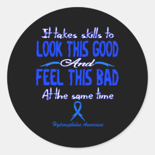 Awareness 2 classic round sticker