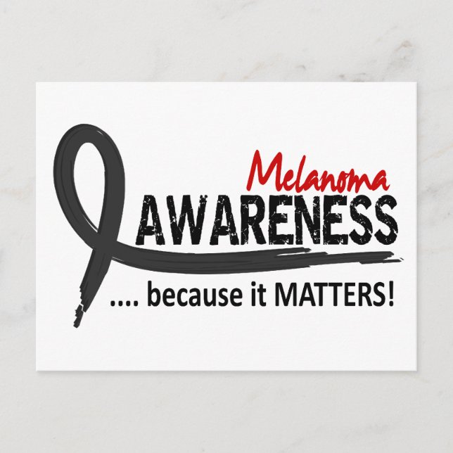 Awareness 2 Melanoma Postcard (Front)