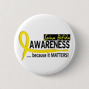 Awareness 2 Spina Bifida 6 Cm Round Badge
