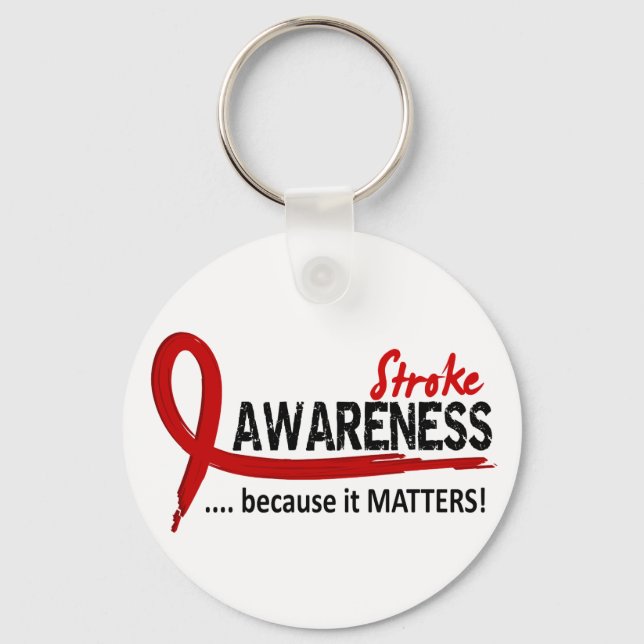 Awareness 2 Stroke Key Ring (Front)