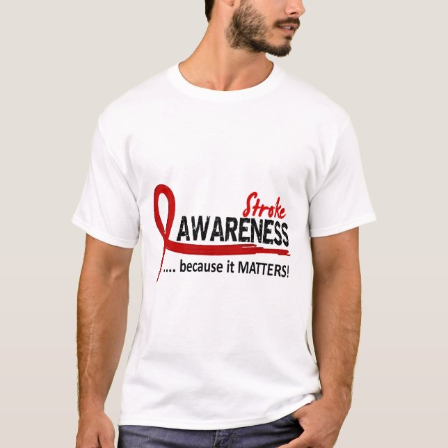 Awareness 2 Stroke T-Shirt (Front)