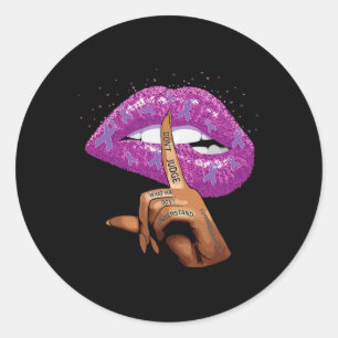 Awareness 3 classic round sticker