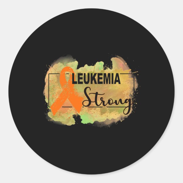 Awareness 5  classic round sticker (Front)