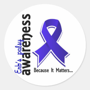 Awareness 5 Erb's Palsy Classic Round Sticker
