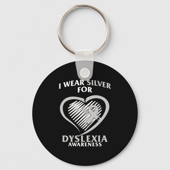 Awareness Ability See World Unique Not Disability  Key Ring (Front)