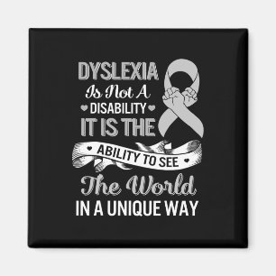 Awareness Ability See World Unique Not Disability Magnet