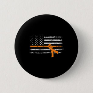 Awareness American Flag  6 Cm Round Badge