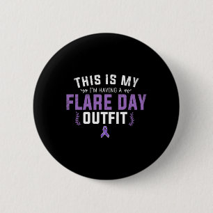 Awareness And Fibromyalgia Spoonie This Is My Flar 6 Cm Round Badge