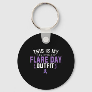 Awareness And Fibromyalgia Spoonie This Is My Flar Key Ring