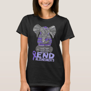 Awareness And Gifts Purple Elephant T-Shirt