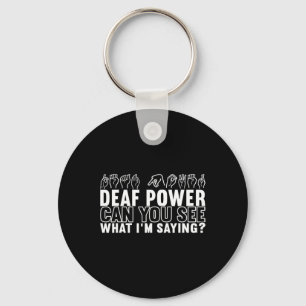 Awareness Asl Sign Language American Sign Language Key Ring