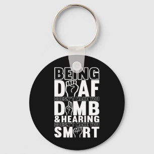 Awareness Asl Sign Language American Sign Language Key Ring
