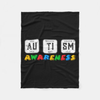 Awareness Autistic Diversity Justice Autism T Shir Fleece Blanket